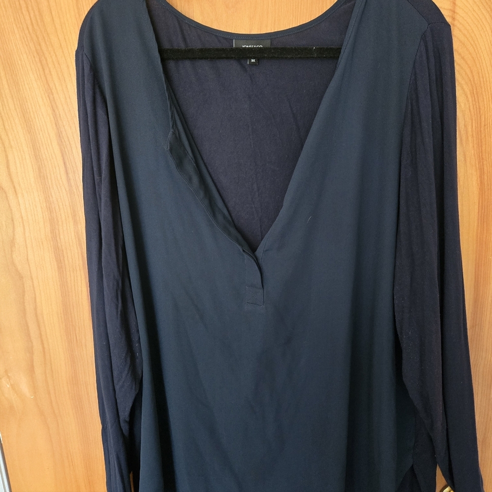 Jones&Co Deep Blue Women's Blouse